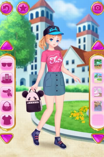 时尚女孩的装扮秀手机版