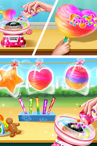 彩虹棉花糖小店无限金币版
