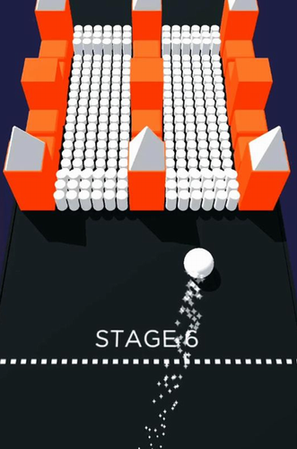彩色躲避球球3D